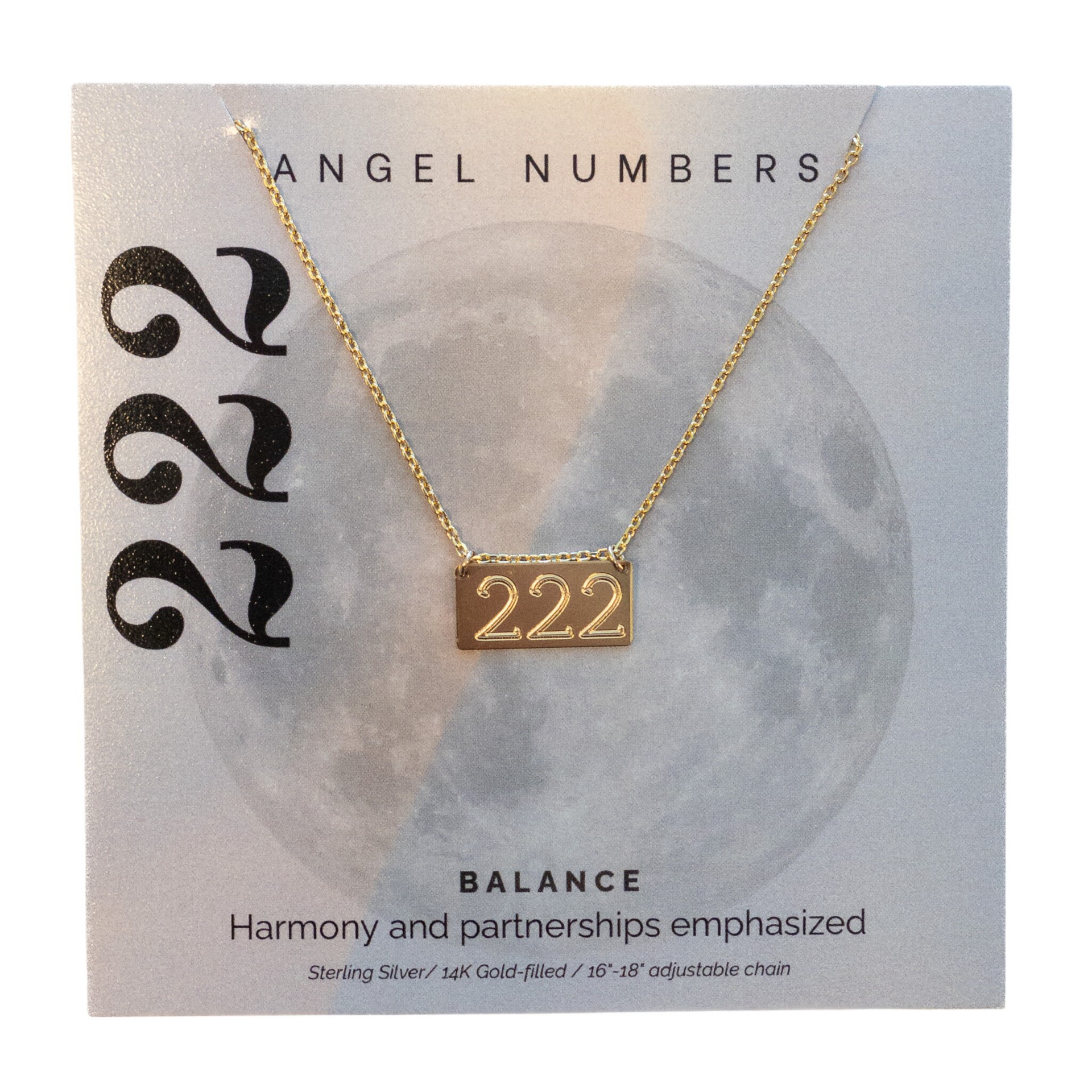 Lotus Jewelry Studio Gold Angel Numbers 333 Necklace