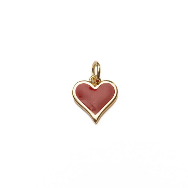 Lotus Jewelry Studio Red Heart Charm