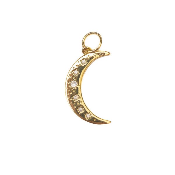 Lotus Jewelry Studio Crescent Moon Charm