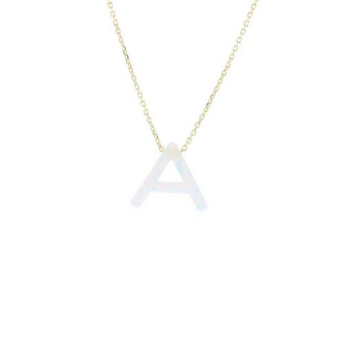 Lotus Jewelry Studio Aurora Letter Necklace