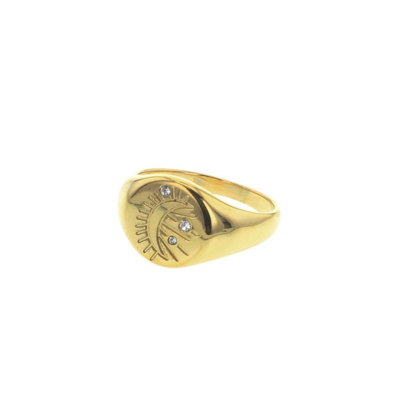 Women's Lotus Jewelry Studio Bella Ring 8 Gold