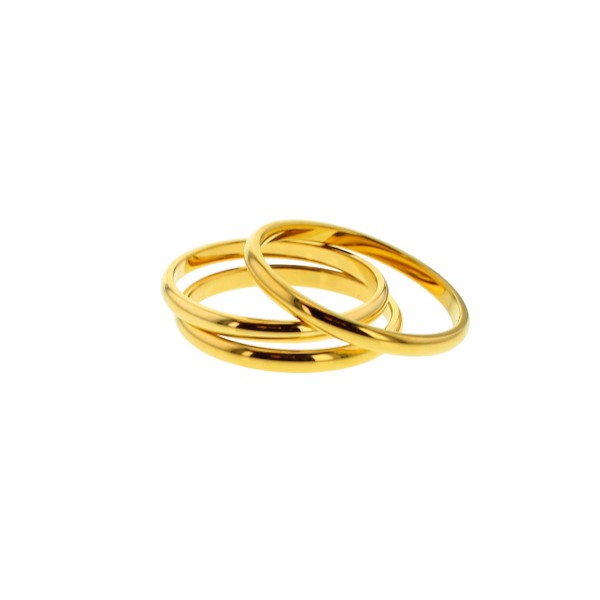 Women's Lotus Jewelry Studio Ryder Ring 8 Gold