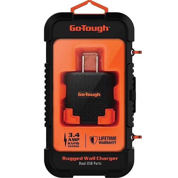 Chargeworx Go-Tough Dual USB Wall Charger