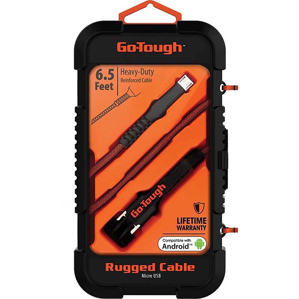 Chargeworx Go-Tough Rugged Micro USB to USB A Cable