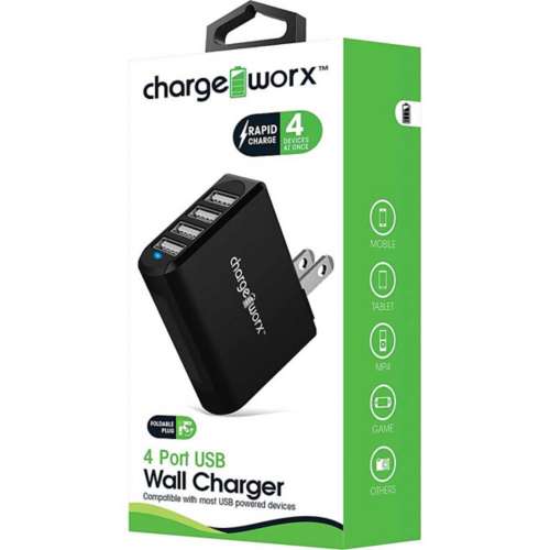 Chargeworx 4 ports USB Wall Charger