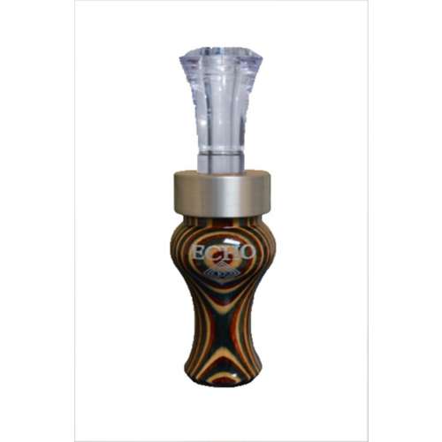 Echo Natural Diamondwood Timber Double Reed Duck Call