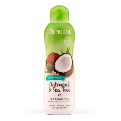 TropiClean Oatmeal and Tea Tree Pet Shampoo