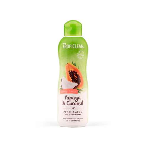TropiClean Papaya and Coconut Pet Shampoo and Conditioner