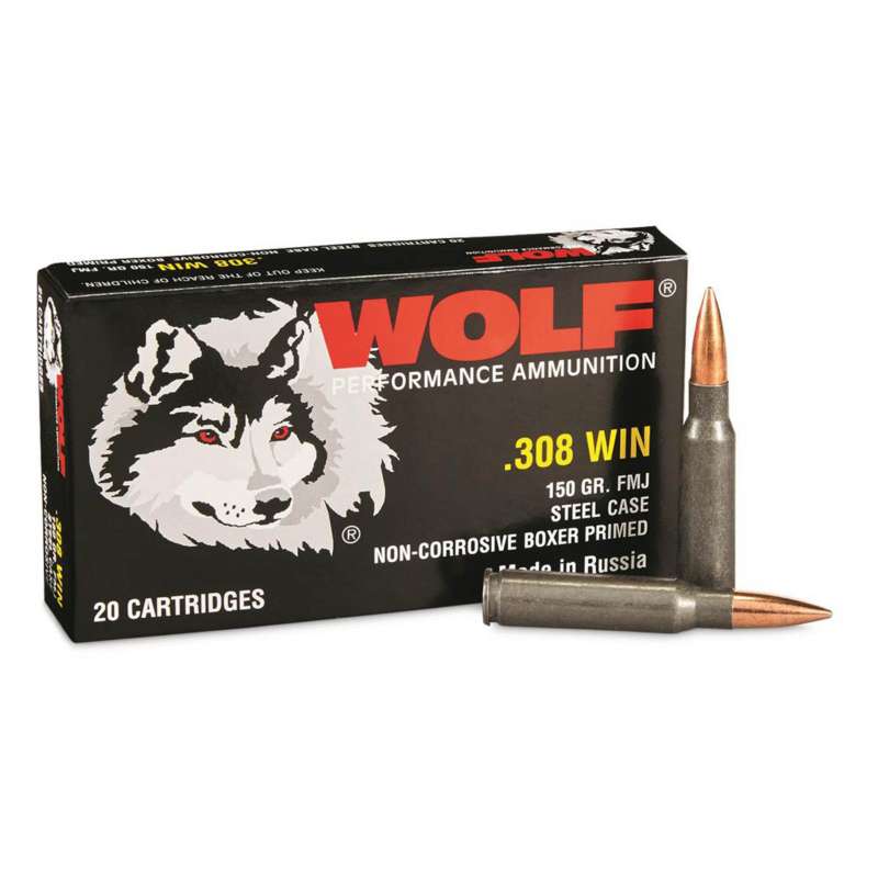 WOLF Performance Aummunition Steel Cased Rifle Catridges