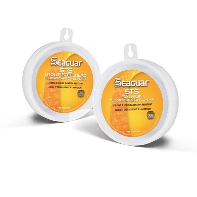 Terminale Seaguar STS Fluorocarbon 8lb – 100 Iarde, Per Salmone, Trota E Steelhead (08STS100)