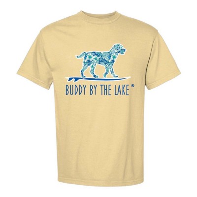 Kids' Buddy By The Lake Blue Hibiscus T-Shirt