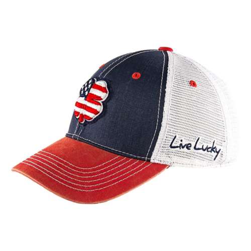 Adult Black Clover USA Vintage Golf Flexfit Hat