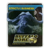 Buffalo Bore Gas Checked Lead Flat Nose Pistol Ammunition 20 Round Box