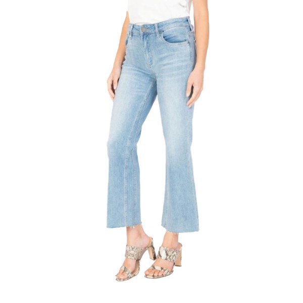 Women's KUT from the Kloth Kelsey Ankle Flare Slim Fit Boyfriend Jeans product image