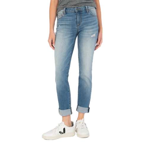 Women's KUT from the Kloth Boyfriend Loose Fit Straight Jeans