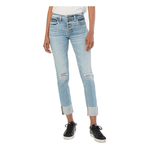 Women's KUT from the Kloth Catherine Slim Fit Boyfriend Jeans product image