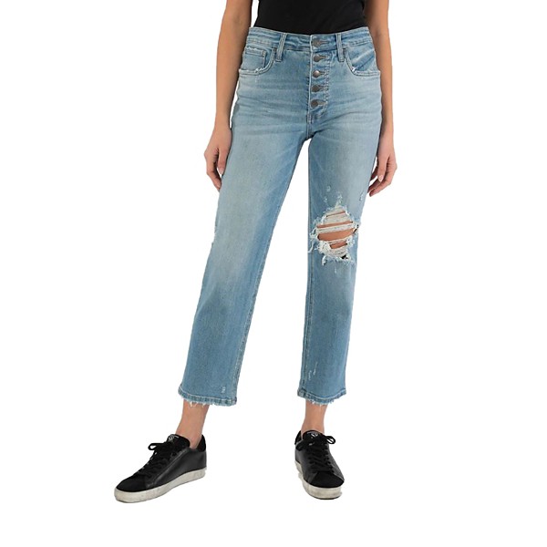 Women's KUT from the Kloth Rachel High Rise Mom Slim Fit Straight Jeans product image