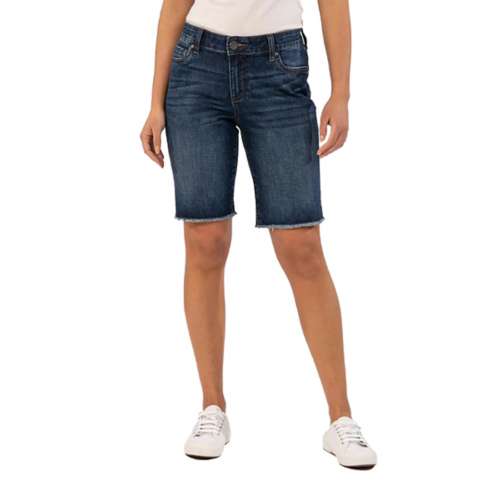 Women's KUT from the Kloth High Rise Bermuda Jean Shorts