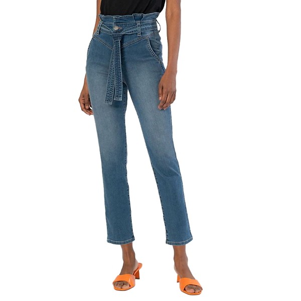 Women's KUT from the Kloth Reese Ankle Paper Bag Original Straight Jeans product image