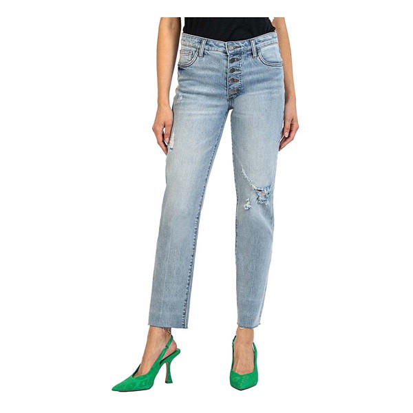 Women's KUT from the Kloth Reese Fab Ab Relaxed Fit Straight Jeans product image