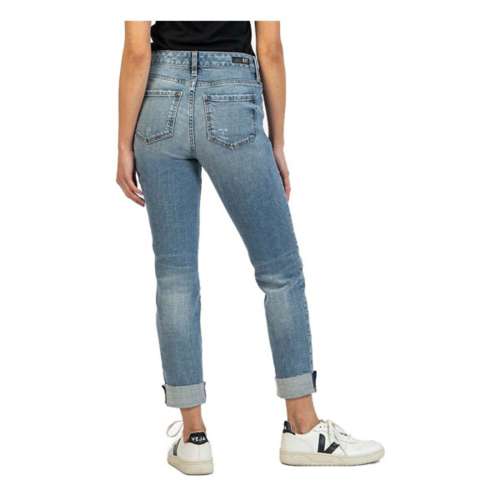 Women's KUT from the Kloth Catherine Fab Ab Cuff Raw Hem Relaxed Fit ...
