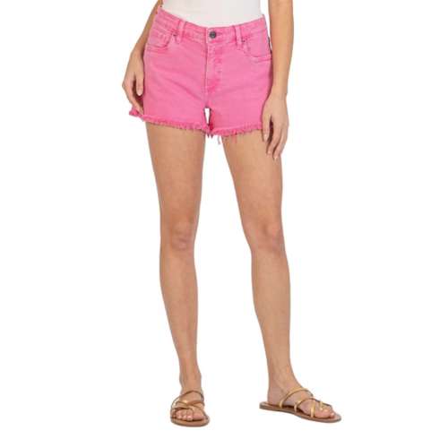 Women's KUT from the Kloth Jane High Rise Fray Jean Shorts