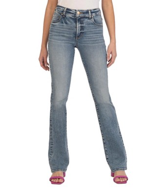 Women's KUT from the Kloth Natalie Slim Fit Bootcut gathered-detail Jeans