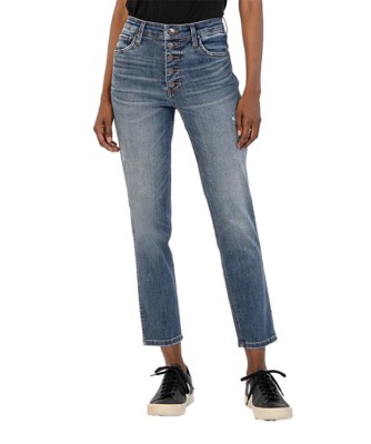 Women's KUT from the Kloth Rachael Fab Ab Ankle Relaxed Fit Mom Jeans