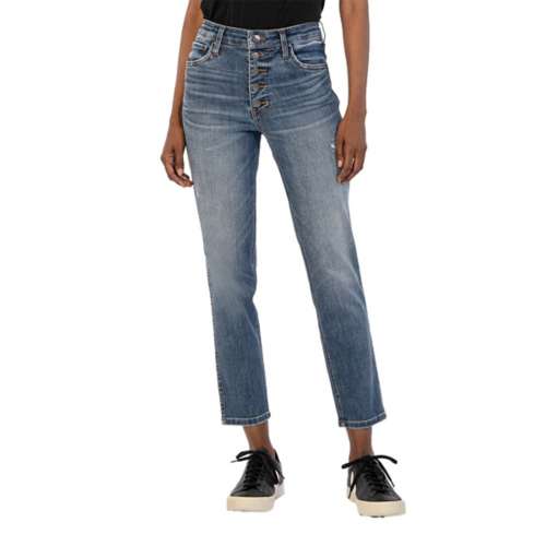 Women's KUT from the Kloth Rachael Fab Ab Ankle Relaxed Fit Mom Jeans