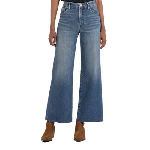 Women's KUT from the Kloth Fab Ab Meg Relaxed Fit Wide Leg Jeans ...