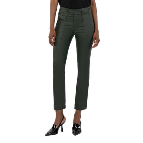 Women's KUT from the Kloth Women's Reese Coated Ankle Straight Pants
