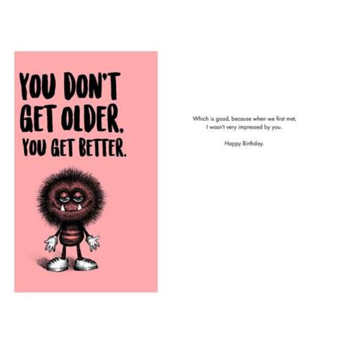 Bald Guy Greetings You Don't Get Older Card