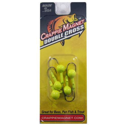 Crappie Magnet Double Cross Jig Heads 5 Pack