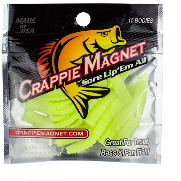 LELANDS LURES Crappie Magnet 15 pc Body Pack