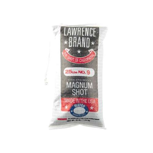 Lawrence Magnum Lead Shot 25lb Bag