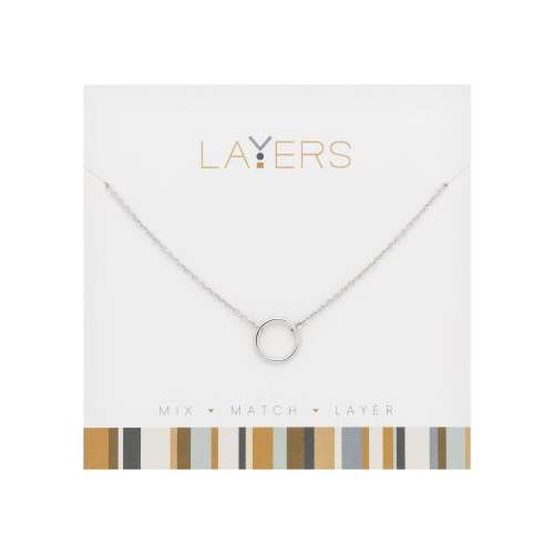 Layers Open Circle Necklace