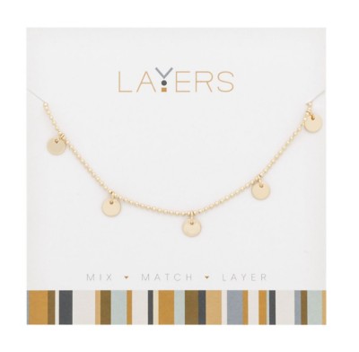 Layers Multi Small Medallion Necklace