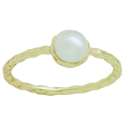 Women's Layers Round Pearl Ring