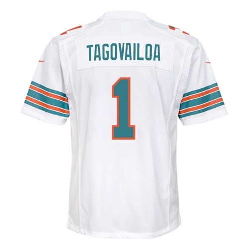 マイアミドルフィンズ タゴヴァイロア選手 ユニフォーム キッズM/ナイキ youth-nike-tua-tagovailoa-aqua