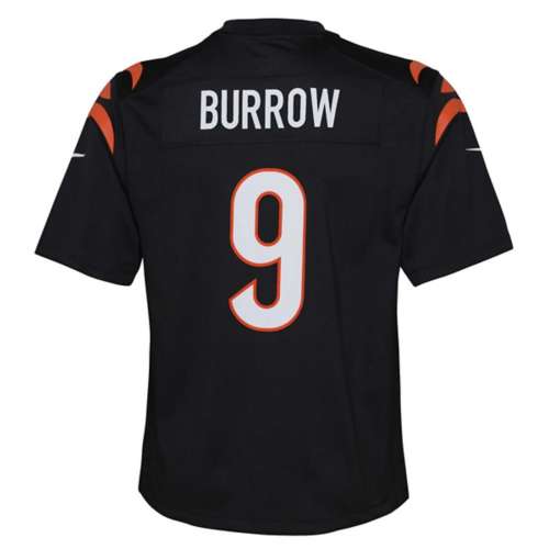 Nike Youth Joe Burrow Black Cincinnati Bengals Game Jersey - Black