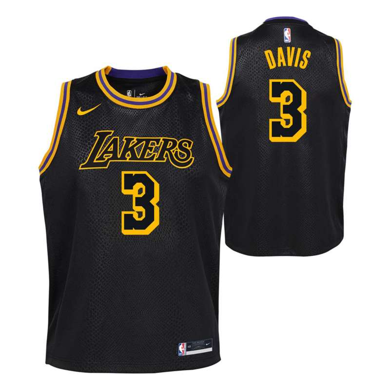 Nike Kids' Los Angeles Lakers Anthony Davis #3 City Edition Jersey ...