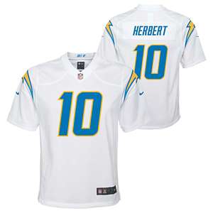 Nike Infant Los Angeles Chargers Justin Herbert #10 Romper Jersey