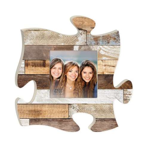 P. Graham Dunn Multi Color Wood Puzzle Photo Frame