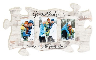 P. Graham Dunn Grandkids Are A Gift From Above Puzzle Photo Frame
