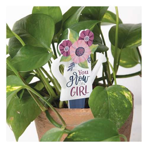 P. Graham Dunn You Grow Girl Plant Pal Garden Sign
