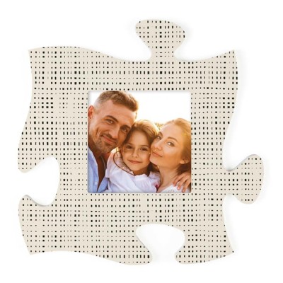 P. Graham Dunn Thatched Frame Puzzle Piece Wall Art