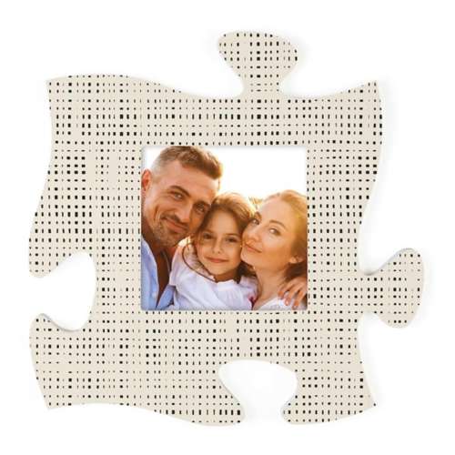 AM - 6:00 PM CDT Thatched Frame Puzzle Piece Wall Art