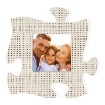 P. Graham Dunn Thatched Frame Puzzle Piece Wall Art