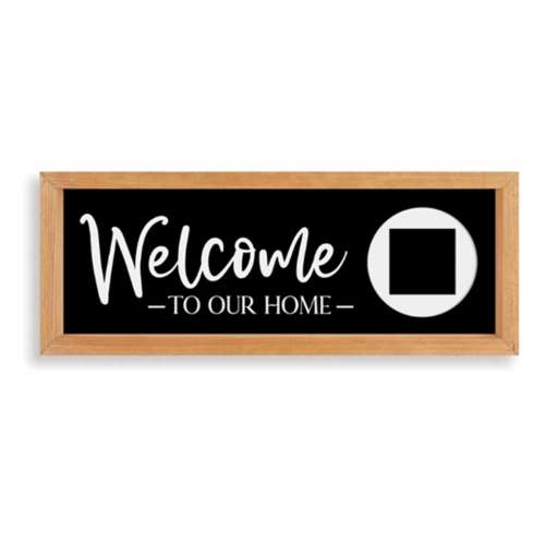 P. Graham Dunn Welcome To Our Home Switcheroo Sign