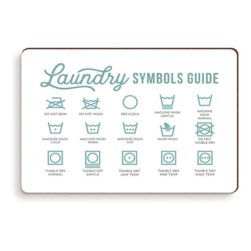 P. Graham Dunn Laundry Symbols Guide Magnet